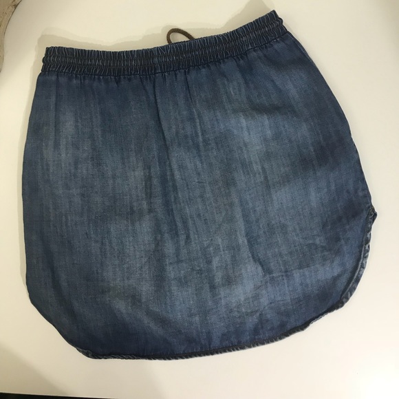 Anthropologie Cloth & Stone | Chambray Skirt - Picture 5 of 7